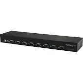 StarTech.com .com 8 Port USB auf Seriell Adapter Hub, USB 2.0, Seriell, Schwarz, Aluminium, 36 W, 100 - 240 V