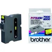 Brother Schriftband TX-641 (18 mm, schwarz auf gelb)
