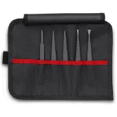 Knipex 92 00 05 ESD, Schwarz, Flach, Spitz, Geschwungen, Gerade, 123 g, 5 Stück(e)