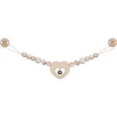 Goki Kinderwagenkette Herz mit Clips