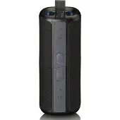 Lenco BTP-400BK - 2 in 1 Bluetooth Lautsprecher - Wasserdicht (IPX7),schwarz