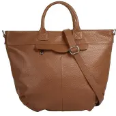Samantha Look Henkeltasche echt Leder, Made in Italy