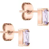 Tamaris Dazzling bronze earrings with zircons TJ-0069-E-05 (L)