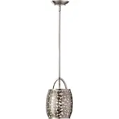 Elstead Lighting Elstead Zara Hängeleuchte E27 Gebürsteter Stahl