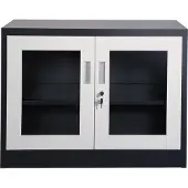 Jet-Line Aktenschrank UFA dunkelgrau weiss