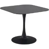 Ebuy24 Malta Esstisch 90x90cm Schwarz.