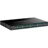 Trendnet TPE-3524S - Switch - 52 Ports, Web - L2+ - Smart - 48 x 10/100/1000 (PoE+) + 4 x 10 Gigabit SFP+