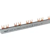 Legrand 404982 Gabelkammschiene, 2-polig, 1 m, 16 mm2, 1P+N, für 19 AFDD FI/LS