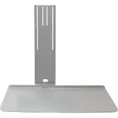 MonLines MTB001S Tastaturhalterung zur Monitor Befestigung, silber