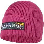 NAVAHOO Strickmütze "Keksmagie 14" Stylische Mütze mit großem Logodruck