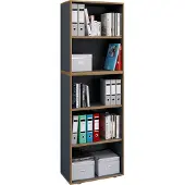 VCM Regal Bücher Ordner Salia 5fach B. 60 cm