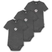 Normani 3er Set Baby Merino Kurzarmbody „Tihoi" - 9315