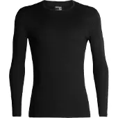Icebreaker Ondershirt Mens 200 Oasis LS Crewe Black-XS
