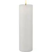 Sirius Home LED-Kerze Sille Exclusive 7.5 cm x 25 cm, Weiss