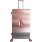Saxoline Koffer Elite Trunk mit Trolleysystem aus Halbaluminium Pink One Size