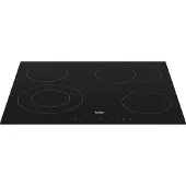 Beko HIC64403T, Schwarz, Integriert, Keramik, Glaskeramik, 4 Zone(n), 4 Zone(n)