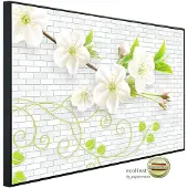 Papermoon Infrarotheizung »EcoHeat - Muster Blumen«, Matt-Effekt - bunt