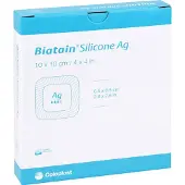 Coloplast GmbH Biatain Silicone Ag Schaumverband 10x10 5 St