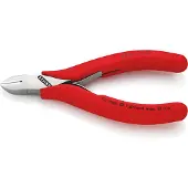 Knipex Elektronikseitenschneider L.115mm Form 0 Facette ja Ku.-Überzug