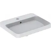 Geberit Einbauwaschtisch VariForm 55x45cm, m HL, m ÜL, recht., we. K-Tect