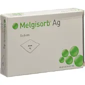Molnlycke Health Care Melgisorb Ag Verband 5x5 cm 10 St