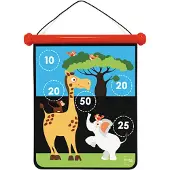 Scratch 276182022 Dartspiel für Kinder, Dartscheibe und Wurfpfeile, Motiv Safari, medium