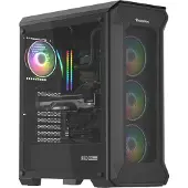 Genesis Irid 505 ARGB, Midi Tower, PC, Schwarz, Transparent, ATX, micro ATX, Mini-ITX, Acrylnitril-Butadien-Styrol (ABS), Stahl, Gehärtetes Glas, Gaming