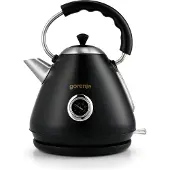 Gorenje K17CLBK, 1,7 l, 2200 W, Schwarz, Metall, Kunststoff, Wasserstandsanzeige, Überhitzungsschutz