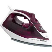 Tefal Express Steam FV2835E0, Trocken- & Dampfbügeleisen, Cerilium-Sohle, 1,9 m, 160 g/min, Violett, Weiß, 35 g/min