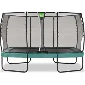 Exit Allure Premium Trampolin 214x366cm, auf Beinen, Rechteckig, Grün