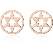 Ailoria Paar Ohrhänger "Ohrstecker ", gold (roségold), Ohrringe, Damen, Edelstahl, Paar Ohrhänger
