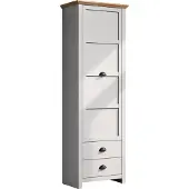 Trendteam Garderobenschrank Landside Hochschrank Flurschrank grau 65x201x41 cm