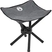 Coleman Outdoor Hocker 2176136, Camping-Stuhl,dunkelgrau, Modell 2023