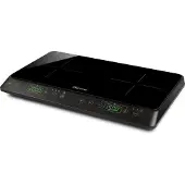 Girmi PI51, Schwarz, Arbeitsplatte, 56 cm, Zonen-Induktionskochfeld, Glaskeramik, 2 Zone(n)