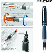 Platinum Procyon Füllfederhalter Deep Sea Medium