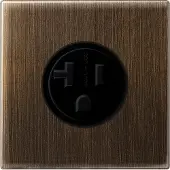 JUNG Steckdose 1f ms mt LS UP IP20 ZP NEMA ME2521-20AT