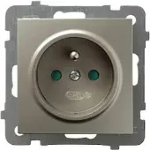 Ospel GP-1GZP/m/45, Satinierter Stahl, IP20, 16 A, 71 mm, 39 mm, 71 mm
