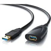 CSL USB 3.0 Verlängerungskabel - Verstärker - Repeaterkabel - Repeater Kabel mit Signalverstärkung