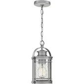 Elstead Lighting Elstead Booker Außen-Außenhängeleuchte E27 Industrielles Aluminium Klar IP44