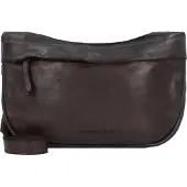 Harold's Leder Umhängetasche Submarine Shoulderbag Zip Brown dunkelbraun