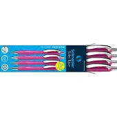 Schneider Schreibgeräte Kugelschreiber Slider Rave XB pink Schreibfarbe blau, 3 St.