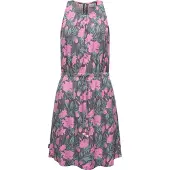 Ragwear A-Linien-Kleid "Sanai Print Organic" Ohne Taschen stylisches Sommerkleid mit verspielten Details