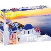 Enjoy Puzzle Sonnenaufgang über Santorin, Griechenland 1000 Teile