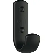 Hewi Mantelhaken 477.90B060 Höhe 72 mm, Polyamid tiefschwarz matt