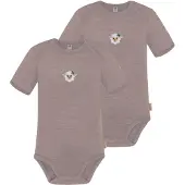 Normani 2er Set Baby Merino Body Kurzarm „Tauranga" - 9285