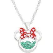 Disney MINNIE - Collier Anniversaire en Laiton Plaqué Argent - Mai