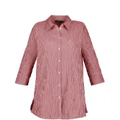 Ulla Popken Hemdbluse in magnolienrot | Gr.: 54-56