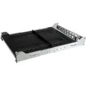 StarTech.com 2HE ausziehbarer belüfteter Fachboden für 19in Serverschrank mit Kabelführung / verstellbarer Mon...