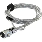 Navilock 20643, 1,8 m, Zahlenschloss, Kunststoff, Stahl, Silber