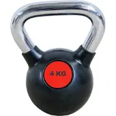 Leader Fit Kettlebell noir 4kg